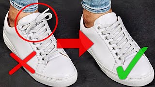 HIDE YOUR SHOELACES LIKE A PRO  3 WAYS [upl. by Yorgo]