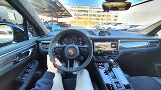 New Porsche Macan GTS 2022 Test Drive POV [upl. by Mcquoid]