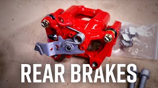 MK6 VW GTI Rear Brake Caliper Removal and Replacement [upl. by Nagy243]