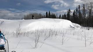 SkiDoo Skandic WT  Small drop in the power lines [upl. by Oiciruam118]