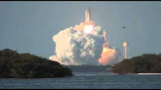 STS133 Last Launch of Discovery from Causeway [upl. by Yelrah]