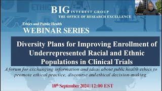 Diversity Plans for Improving Enrollment of Underrepresented Populations in Clinical Trials [upl. by Annazus623]