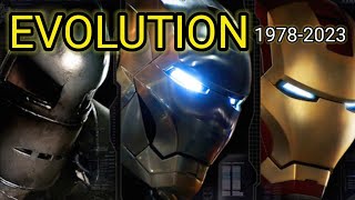 Iron Man Evolution 1978  2023 Iron Man Suits [upl. by Korff]