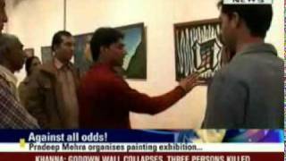 Mehra Environment and Art Foundation Painting Exhibition By Freelance Artist Pardeep Mehra 2011 [upl. by Rebmak]