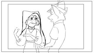 Maid Marian 2D lipsync animation [upl. by Pillyhp]