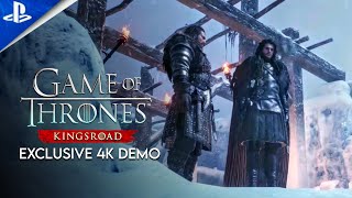 Game Of Thrones KingsRoad New 4K Gameplay Demo  MASSIVE OPEN WORLD RPG in Unreal Engine 5 [upl. by Natika]