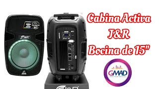 Cabinas de sonido 15quot JampR Review y prueba de sonido [upl. by Aikit]