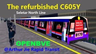 OpenBVEAJRTRoute Play The Refurbished C605Y on Seletar North Line [upl. by Costanza596]