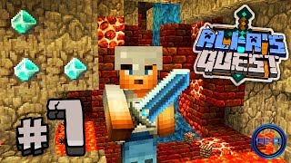 Minecraft  AliAs Quest 7  quotOMG DIAMONDSquot [upl. by Joell]