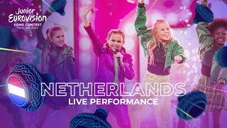 Luna  La Festa  LIVE  Netherlands 🇳🇱 Junior Eurovision 2022 [upl. by Helmut]