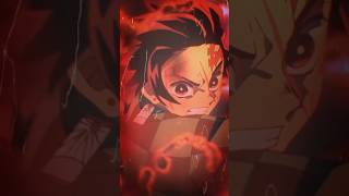 The Demon King Tanjiro 😨😨  kny fyp demonslayer amv shorts ediy [upl. by Madlen634]