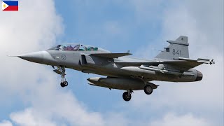 Finally Philippines buys Gripen fighter jet from Sweden [upl. by Ymereg682]