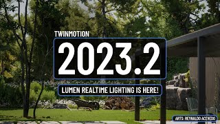 TwinMotion 20232 Preview 1  New Rendering Features Are Here [upl. by Franky]