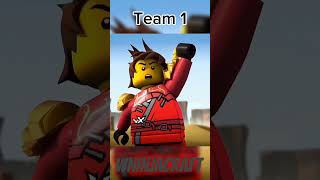 Who would win Team 1 or Team 2  legoninjago ninjagoedit lego [upl. by Eixid]