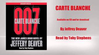 Jeffery Deaver talks about the audiobook CARTE BLANCHE [upl. by Aniluap119]