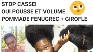 FENUGRECCOMMENT FAIRE UNE POMMADE ET UN MASQUE CAPILLAIRE POUSSE ET VOLUME GARANTIS [upl. by Genia]