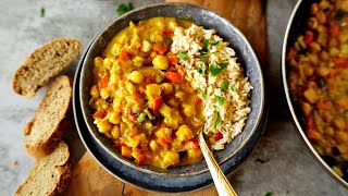 Quick And Easy CURRY Thats Loaded With Veggies [upl. by Llig]