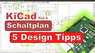 KiCAD Tutorial 4 Fünf Tipps für Professionelle Schaltpläne [upl. by Lucien]