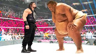 Roman Reigns vs Sumo Emmanuel Yarborough  Iron Man Match [upl. by Sturdivant]