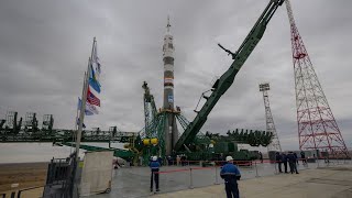 LANÇAMENTO SOYUZ MS26  ASTRONAUTAS PARA A ISS [upl. by Hook]