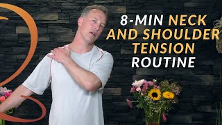 8Minute Qi Gong Routine for Upper Back Neck and Shoulders  Tension Relief Qi Gong [upl. by Asamot]