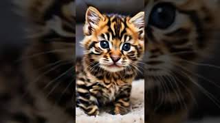 Cute Baby Liger pet cute catshorts cats petlovers kitten [upl. by Ralaigh]