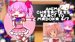 Anime characters react to madoka magicafull vid67 [upl. by Nangatrad]