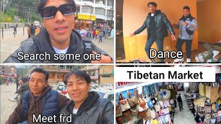 My first travel vlog  Tibetan Market  explore  New Video tibetanvlogger young couple [upl. by Elatan643]