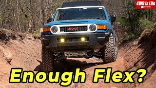 TOYOTA FJ Cruiser with Bilstein 6112  Offroad review [upl. by Einnos]