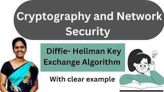 Diffie Hellman Key Exchange Algorithm in Cryptography  Cryptography and Network Security [upl. by Akinirt770]