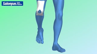 【How to apply】Salonpas GelPatch  Knee [upl. by Nwahsauq]