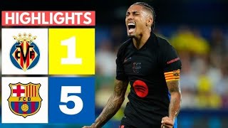 Barcelona vs Villarreal 5  1  Highlights amp All Goals LaLiga 202425 [upl. by Nivaj858]