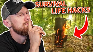 Funktioniert das 🤔 20 SURVIVAL LIFE HACKS in der WILDNIS  Fritz Meinecke Twitch Highlights [upl. by Yrojram724]