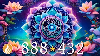 Quantum Manifestation 432 Hz ⭐ 888 Hz High Vibrational Frequency for Abundance [upl. by Renferd]