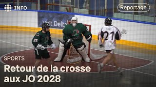 La crosse aux Jeux olympiques en 2028 un sport important pour la culture autochtone [upl. by Dulla]