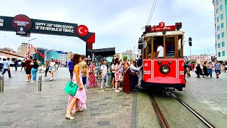 🇹🇷4K WELCOME TO ISTANBUL  THE PLACE WHERE EAST MEETS WEST  WALKING TOUR AUGUST 2024 💃🏼🔥❤️ [upl. by Misaq]