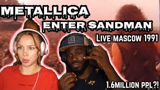 Hiphop Fans Reacts To Metallica  Enter Sandman Live Moscow 1991 HD REACTION [upl. by Tormoria48]