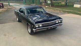 1967 Chevrolet Chevelle SS Numbers Matching 396ci V8 4Speed Manual Triple Black Car 67754C [upl. by Shirlene]