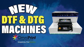 Brand New OEM DTF Printer and DTG Printer From Omni Print [upl. by Arocal686]