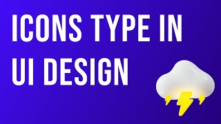 What are different types of icons in UI design [upl. by Thalia]