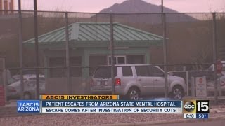 Patient escapes from Arizona Mental hospital [upl. by Niraj]