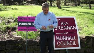 Rick Brennan  Issues of Importance in Munhall and Election [upl. by Brook]