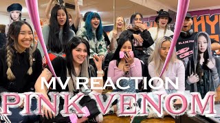 BLACKPINK 블랙핑크  Pink Venom MV REACTION by ABK CREW from Australia [upl. by Nomzzaj737]