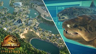 ONE OF THE BEST EVOLUTION 2 PARKS  EVER Full Park Tour  Jurassic World Evolution 2 [upl. by Alletneuq]