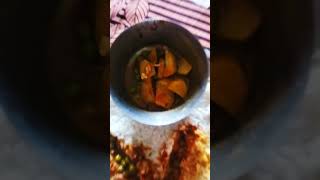 Chawal aloo matar ki sabji [upl. by Adnovad]