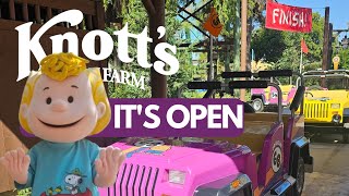 Knotts Berry Farm  Ride Update  Camp Snoopy Rides [upl. by Aihsia]