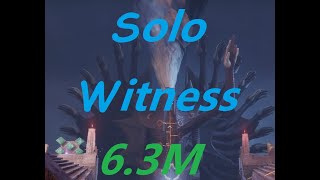 Destiny 2  Solo Witness 63m in one phase [upl. by Trawets]