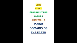 Notes Of Geography For Class 6 [upl. by Amiel]