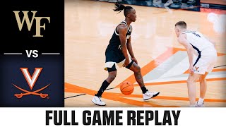 Wake Forest vs Virginia Full Game Replay  202324 ACC Mens Basketball [upl. by Idyak]