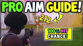 How to Shoot like a PRO amp never MISS Fortnite Battle Royale V32 MASTER AIMING GuideHOW to WIN [upl. by Gridley]